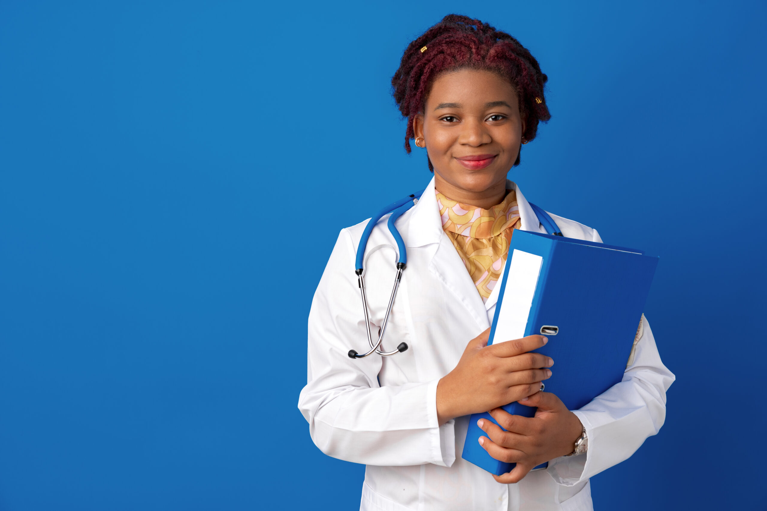 Book with a doctor with interest in women's health.